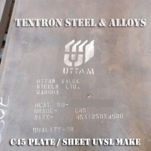 Carbon Steel C45 Plate Sheet UVSL make mumbai